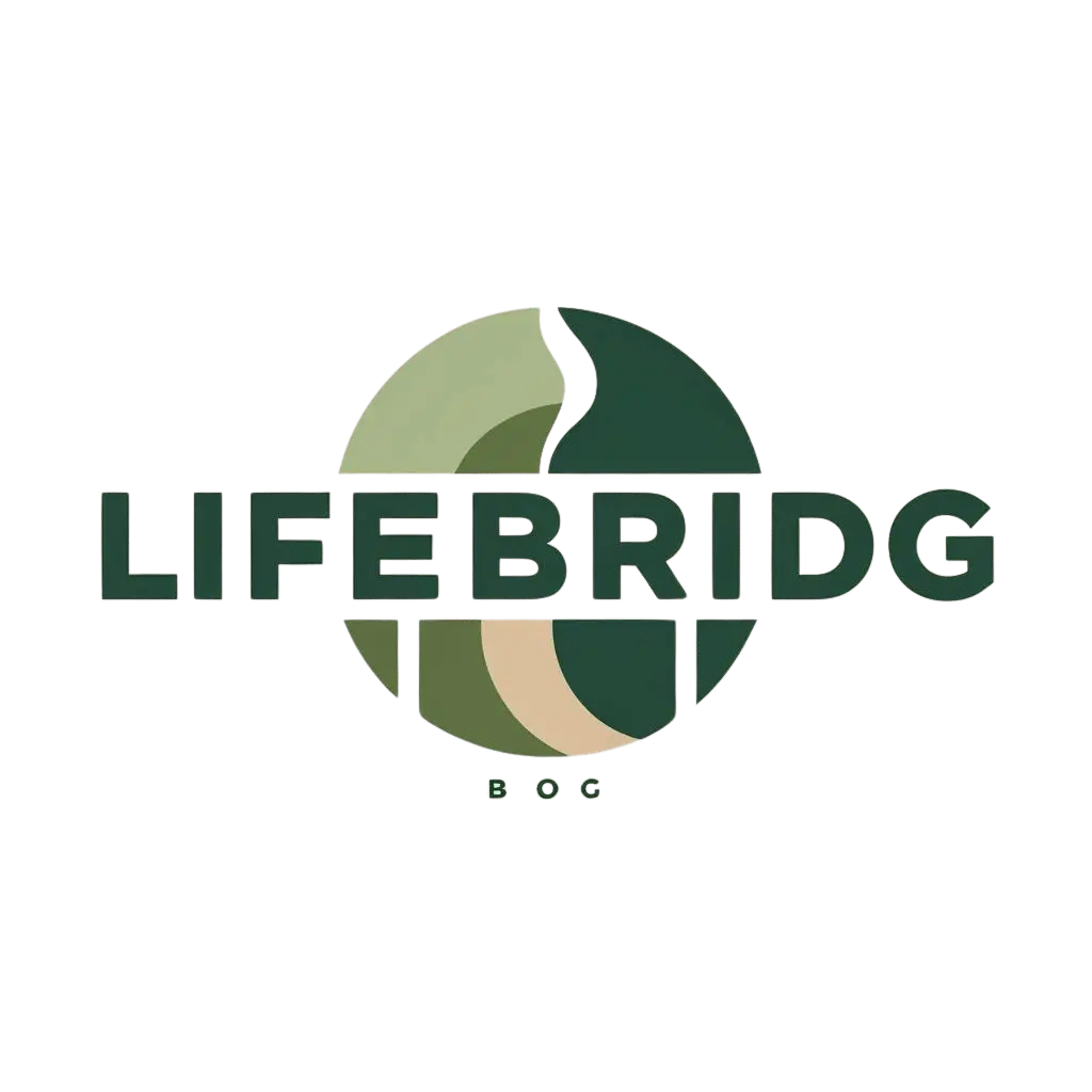 LifeBridge logo – a global multilingual blog covering health, food, business, and travel tips